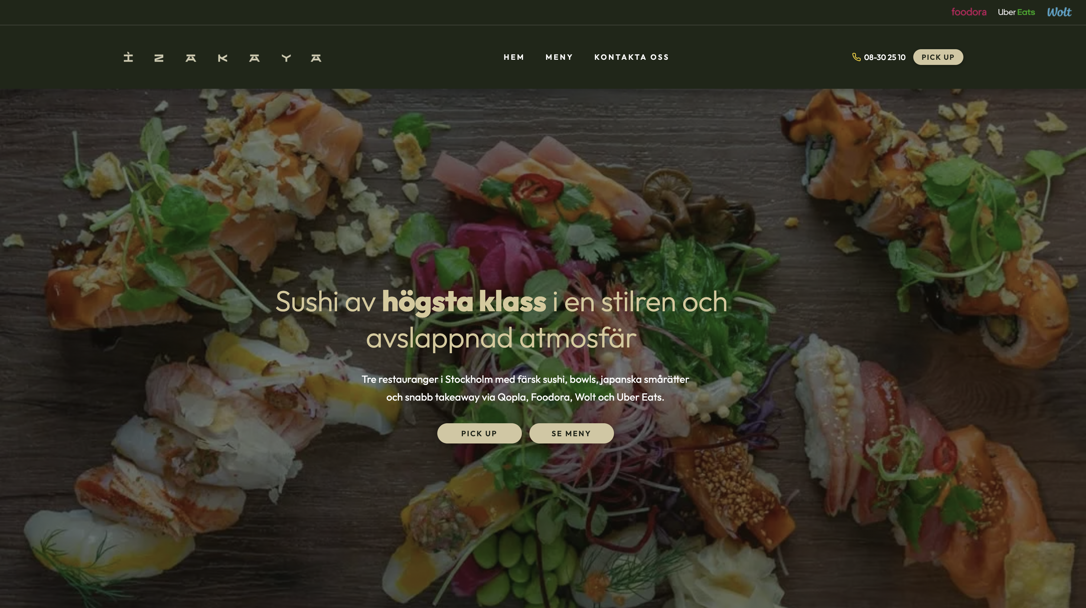 Izakayasthlm website — After CYouMedia AI Visibility optimisation